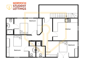 3 bed house, 5 Swift Court, City Centre, Norwich, NR33AU - Image 9