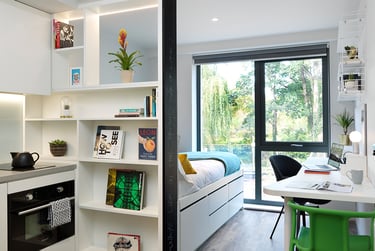 Baldwin Studio at Student Castle, 33-34 Pulteney Road, City Centre, Bath, BA24EZ - Image 1