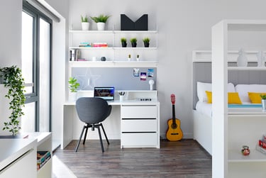 Pitman Twin Studio at Student Castle, 33-34 Pulteney Road, City Centre, Bath, BA24EZ - Image 2