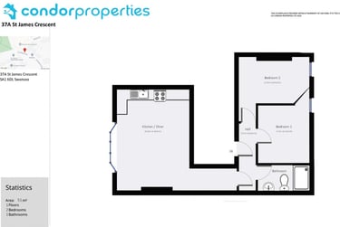 2 bed house, St James Crescent, Uplands, Mount Pleasant, Swansea, SA16DR - Image 5