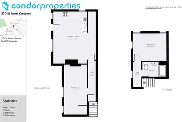 2 bed house, St James Crescent, Uplands, Mount Pleasant, Swansea, SA16DR - Image 5