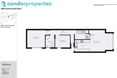 2 bed house, Oystermouth Road, Brynmill, Brynmill, Swansea, SA13UL - Image 6