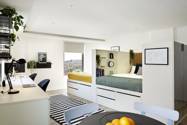 Wade Twin at Student Castle, 2-6 Pelham Terrace, Hove Station, Brighton, BN24GS - Image 1