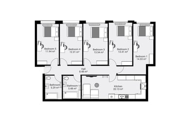 5 bed house, Harvey House, West End, Lincoln, LN11TE - Image 8