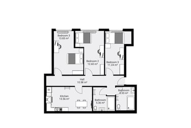 3 bed house, Harvey House, West End, Lincoln, LN11TE - Image 6