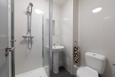 Gold Ensuite at MSV South, 357a Great Western Street, Fallowfield, Manchester, M144AH - Image 4