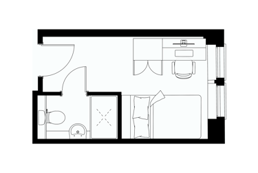 Bronze En suite at Leonardo, 8 Great George Street, City Centre, Leeds, LS28GZ - Image 14