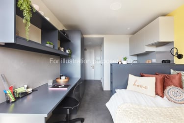 Premium Studio With Wet Room at Ravilious House, Lewes Road, Lewes Road, Brighton, BN23HW - Image 3