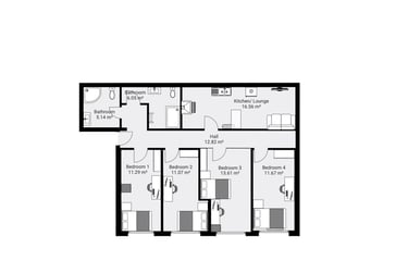 4 bed house, Harvey House, West End, Lincoln, LN11TE - Image 6