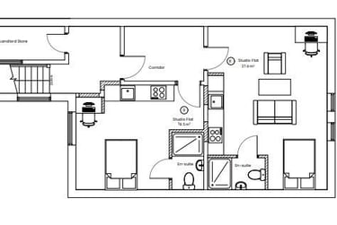 1 bed house, Market Street, City Centre, Nottingham, NG16HY - Image 4
