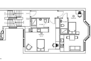 1 bed house, Market Street, City Centre, Nottingham, NG16HY - Image 4