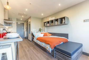 *£1,000 OFF Promo* Premium Studio at Lumya Living, Capital Quarter, City Centre, Cardiff, CF104BZ - Image 1