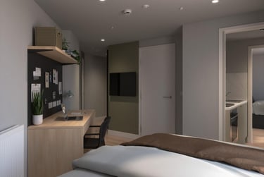 Premium Ensuite, Upper Tower at Fusion Manchester, Deansgate, City Centre, Manchester, M15SX - Image 1