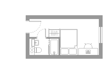 Gold Ensuite at Pablo Fanque House, 30 All Saints Green, City Centre, Norwich, NR13NA - Image 12