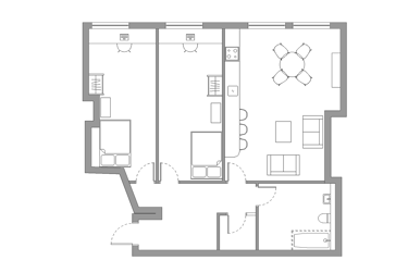 Gold 2 Bed Apartment - Image 11