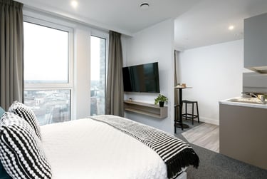 true Deluxe Studio at true Sheffield, 12 Tenter Street, City Centre, Sheffield, S14XF - Image 1
