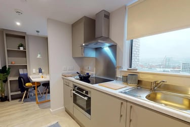 One Bed Apartment at COSMOS, 2 Moore Street, City Centre, Sheffield, S37HZ - Image 6
