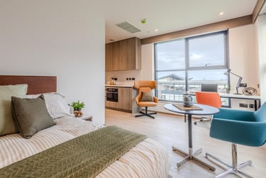 Large Studio at SPACE Student Accommodation, Kilrymont Road, City Centre, St Andrews, KY168DE - Image 1