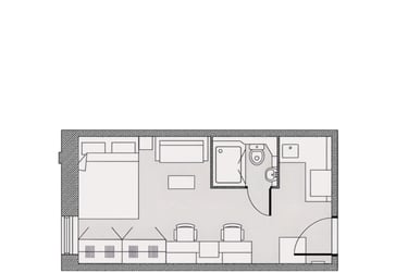 Deluxe King Plus Studio at Clarendon Street, Clarendon Street, City Centre, Nottingham, NG15NT - Image 2