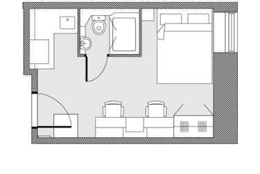 Superior Double Studio at Clarendon Street, Clarendon Street, City Centre, Nottingham, NG15NT - Image 2
