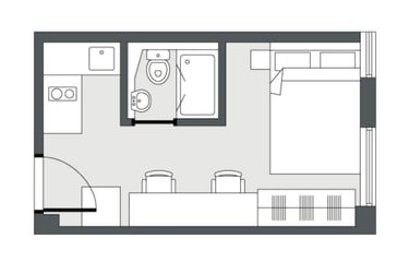 Deluxe King Studio at The Moor, 3-7 Holy Grn, City Centre, Sheffield, S14JA - Image 3