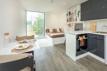 Elite Studio at Palamon Court, Rhodaus Town, City Centre, Canterbury, CT12YA - Image 1