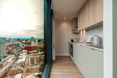 Deluxe Studio, Standard Floors at Fusion Manchester, Deansgate, City Centre, Manchester, M15SX - Image 4