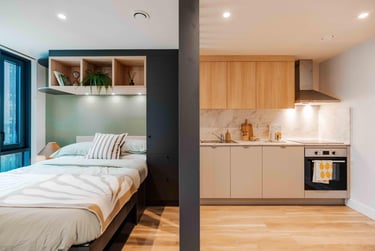 Premium Studio, Upper Tower at Fusion Manchester, Deansgate, City Centre, Manchester, M15SX - Image 1