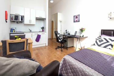 Gold Studio at Smart Student Accommodation, 3-5 Thane Villas, Holloway, London, N77PH - Image 1