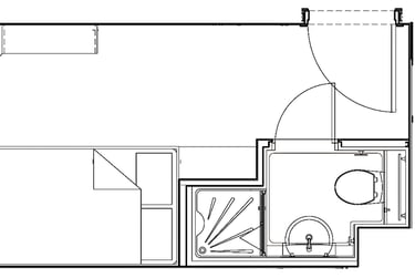 Ensuite gold at Byrom Point, 72 Great Crosshall Street, City Centre, Liverpool, L32BE - Image 8