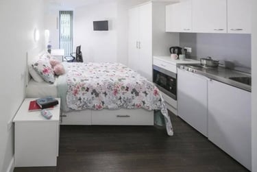 Studio En-suite at The Trigon, 193 Shoreham Street, City Centre, Sheffield, S14RA - Image 1