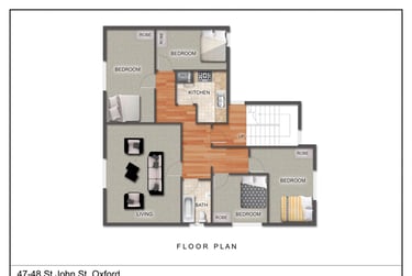 4 bed house, St John Street, City Centre, Oxford, OX12LQ - Image 5