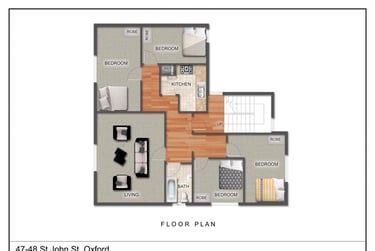 4 bed house, St John Street, City Centre, Oxford, OX12LQ - Image 5