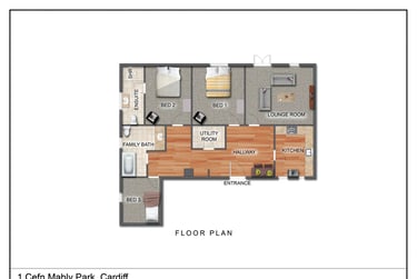 3 bed flat, Cefn Mably Park, Lisvane, Cardiff, CF36AA - Image 4