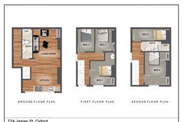 5 bed house, James Street, City Centre, Oxford, OX41EX - Image 2