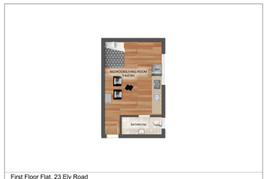 1 bed studio, Ely Road, Llandaff, Cardiff, CF52JF - Image 6
