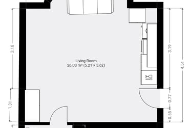 1 bed studio, Cathedral Road, Riverside, Cardiff, CF119HD - Image 6