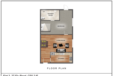 1 bed flat, Ely Road, Llandaff, Cardiff, CF52JF - Image 6