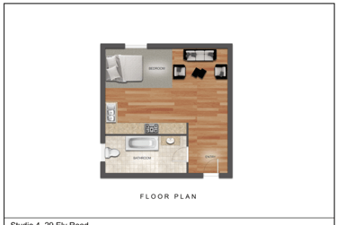 1 bed studio, Ely Road, Llandaff, Cardiff, CF52JF - Image 5