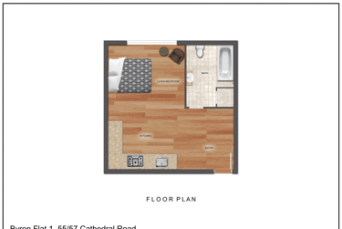 1 bed flat, Cathedral Road, Riverside, Cardiff, CF119HD - Image 7