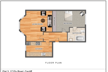 1 bed flat, Ely Road, Llandaff, Cardiff, CF52JF - Image 6