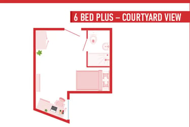 6 Bed En-suite Plus - Courtyard View at The Reservoir, North Hill, North Hill, Plymouth, PL48EZ - Image 2