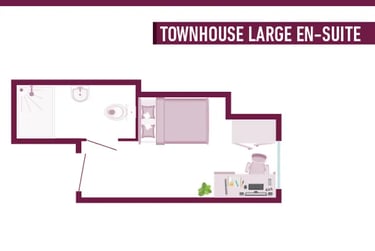 Townhouse Large En-Suite at Boutique Student Living - Exeter, 10 Blackboy Road, St James, Exeter, EX46SG - Image 2
