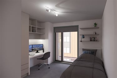 Village Premium (Large Ensuite room) at Student Village, University Campus, Staffordshire University, Stoke, ST42TQ - Image 12