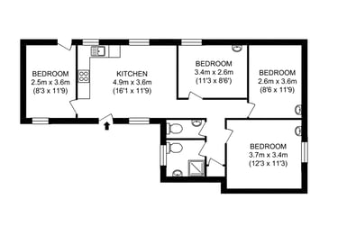 4 bed flat, St. Davids Hill, St davids, Exeter, EX44BE - Image 2