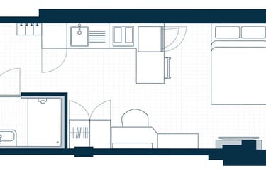 Premium Studio  at Huxley Studios, 44 Stanley Place, City Centre, Edinburgh, EH75TB - Image 2