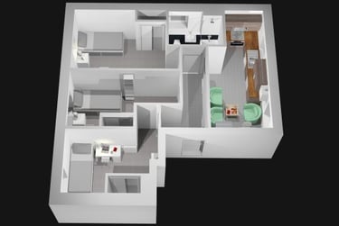 Standard - 2 Bed Flat at Froghall, 29 Froghall Road, Old Aberdeen, Aberdeen, AB243JL - Image 8