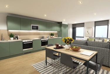 Silver Ensuite  at Redgate, Traffic Street, Castle Boulevard, Nottingham, NG21NE - Image 4