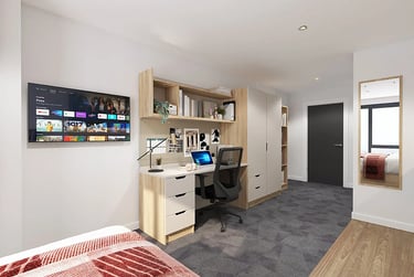 Silver Ensuite  at Redgate, Traffic Street, Castle Boulevard, Nottingham, NG21NE - Image 2