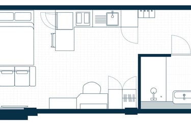Executive Studio at Huxley Studios, 44 Stanley Place, City Centre, Edinburgh, EH75TB - Image 2
